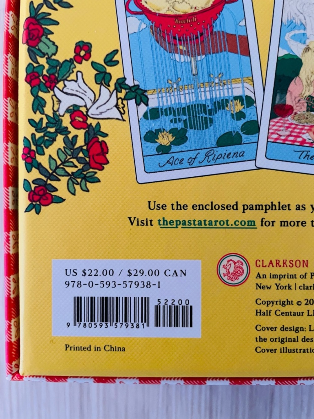 The Pasta Tarot Card Deck - New in Box - Picture 3 of 4